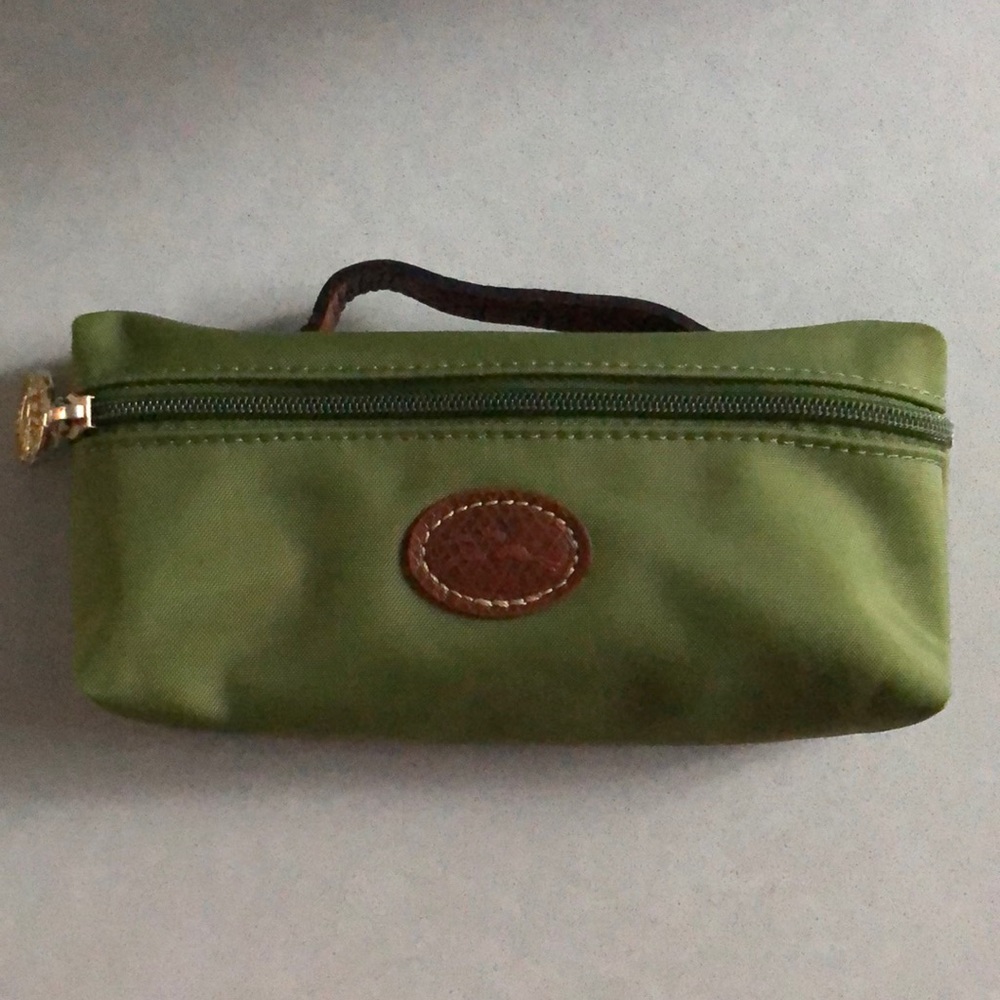 Longchamp cosmetic case with handle
